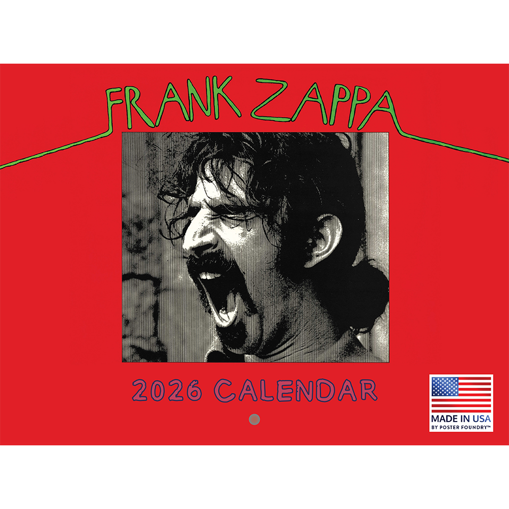 Zappa 2026 Calendar - Frank Zappa Official Store Zappa 2026 Calendar - Frank Zappa Official Store