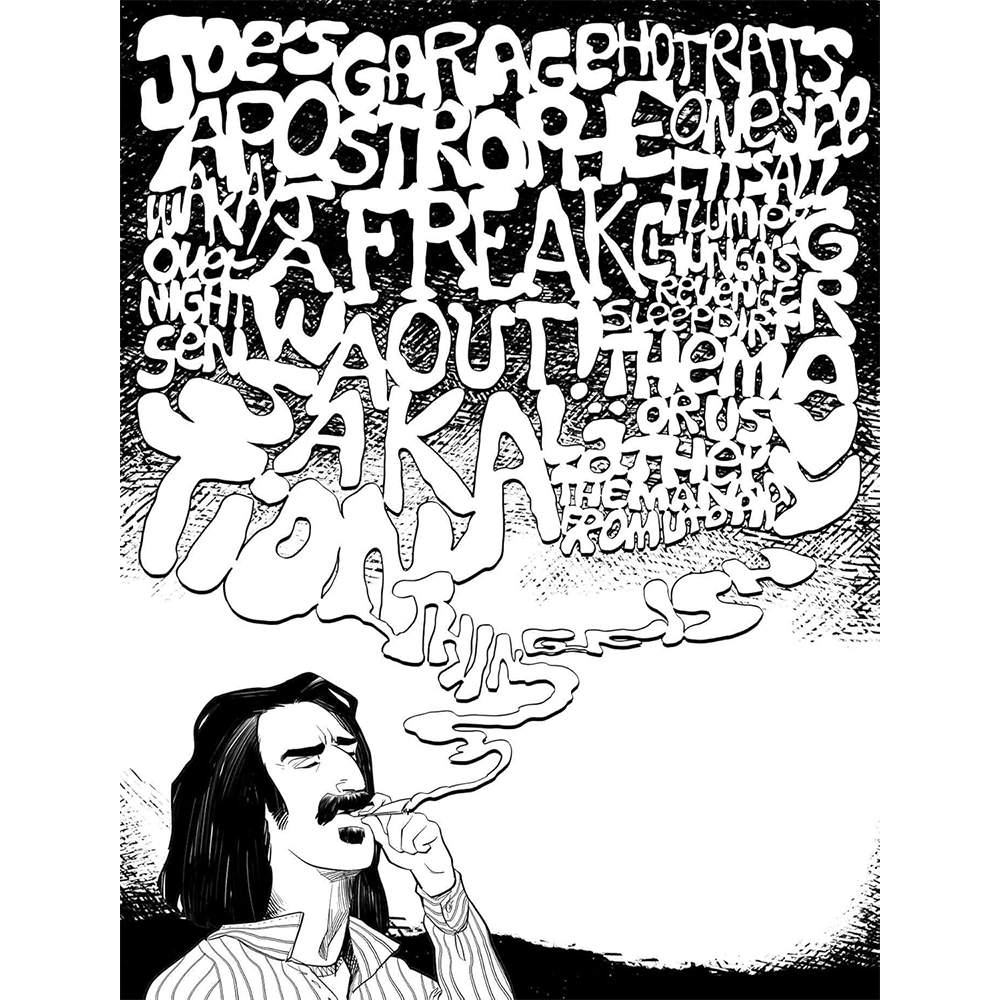 Frank Zappa Coloring Book by Fantoons Page 1