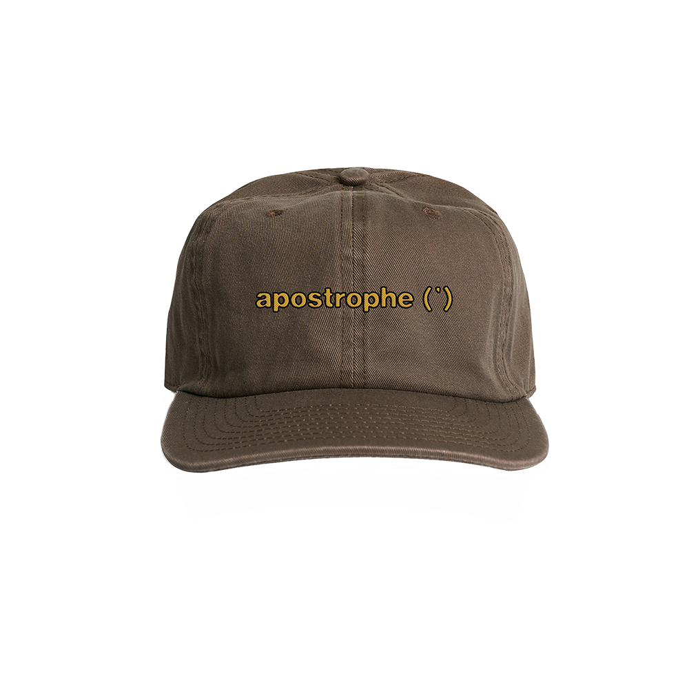 Apostrophe(') Hat Front