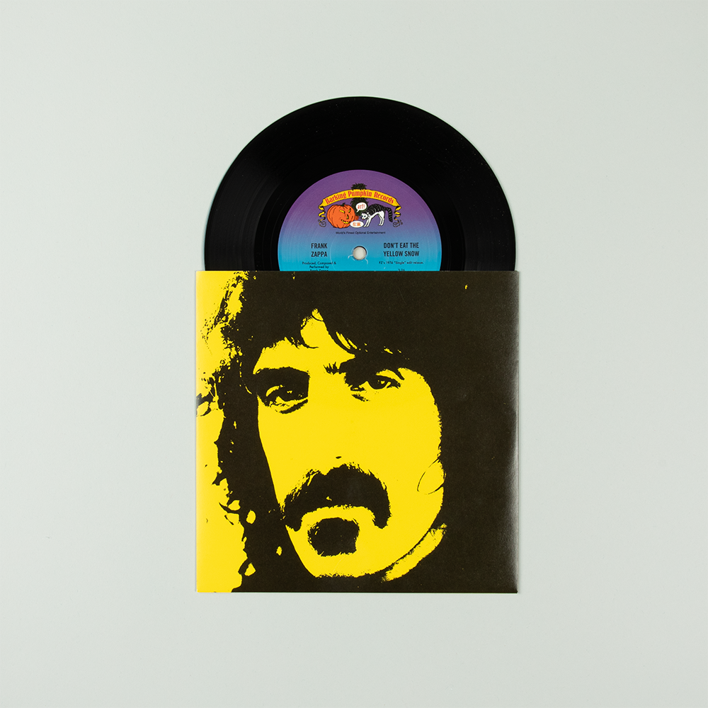 Don't Eat The Yellow Snow/Down In De Dew 7" Vinyl (RSD 2014) Front + Vinyl
