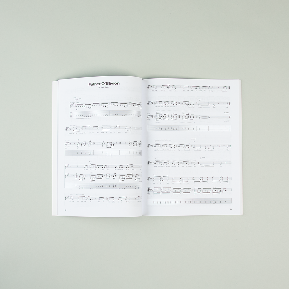 Apostrophe (‘) Guitar Recorded Versions TAB Book Inside