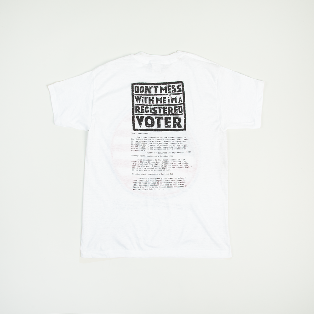 Zappa As President (Uncle Sam) T-Shirt Back