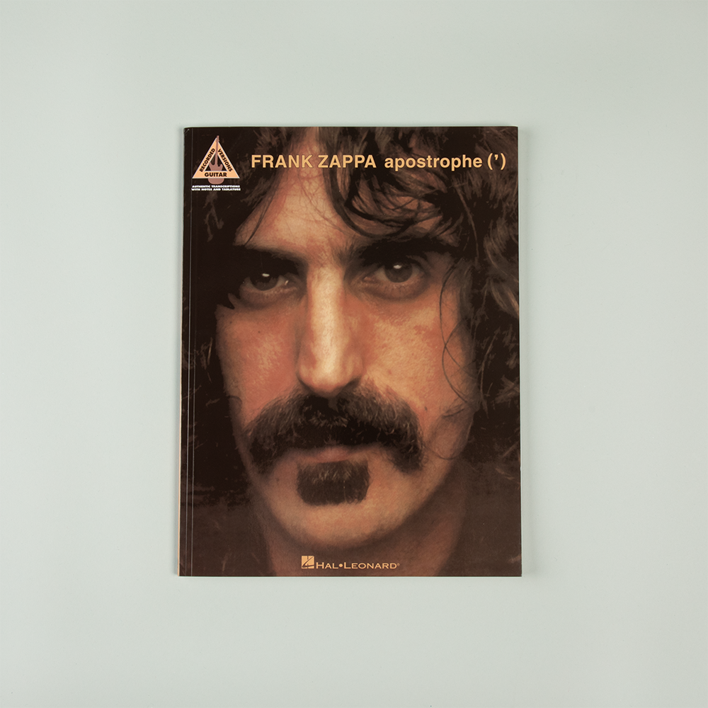 Apostrophe (‘) Guitar Recorded Versions TAB Book Front