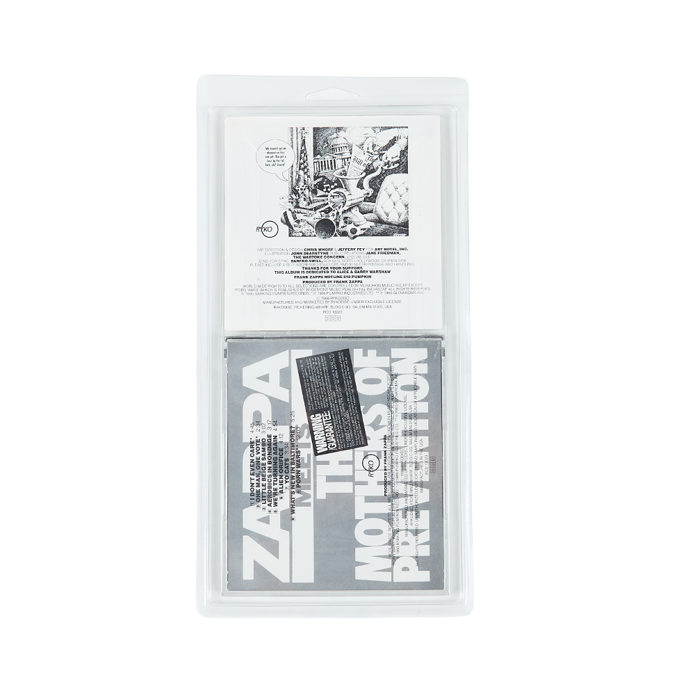 FZ Meets the Mothers of Prevention CD Longbox Back