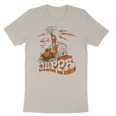 Zappa Illustrated Guitar Natural T-Shirt