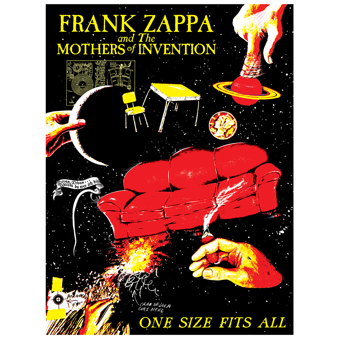 One Size Fits All Blacklight Poster