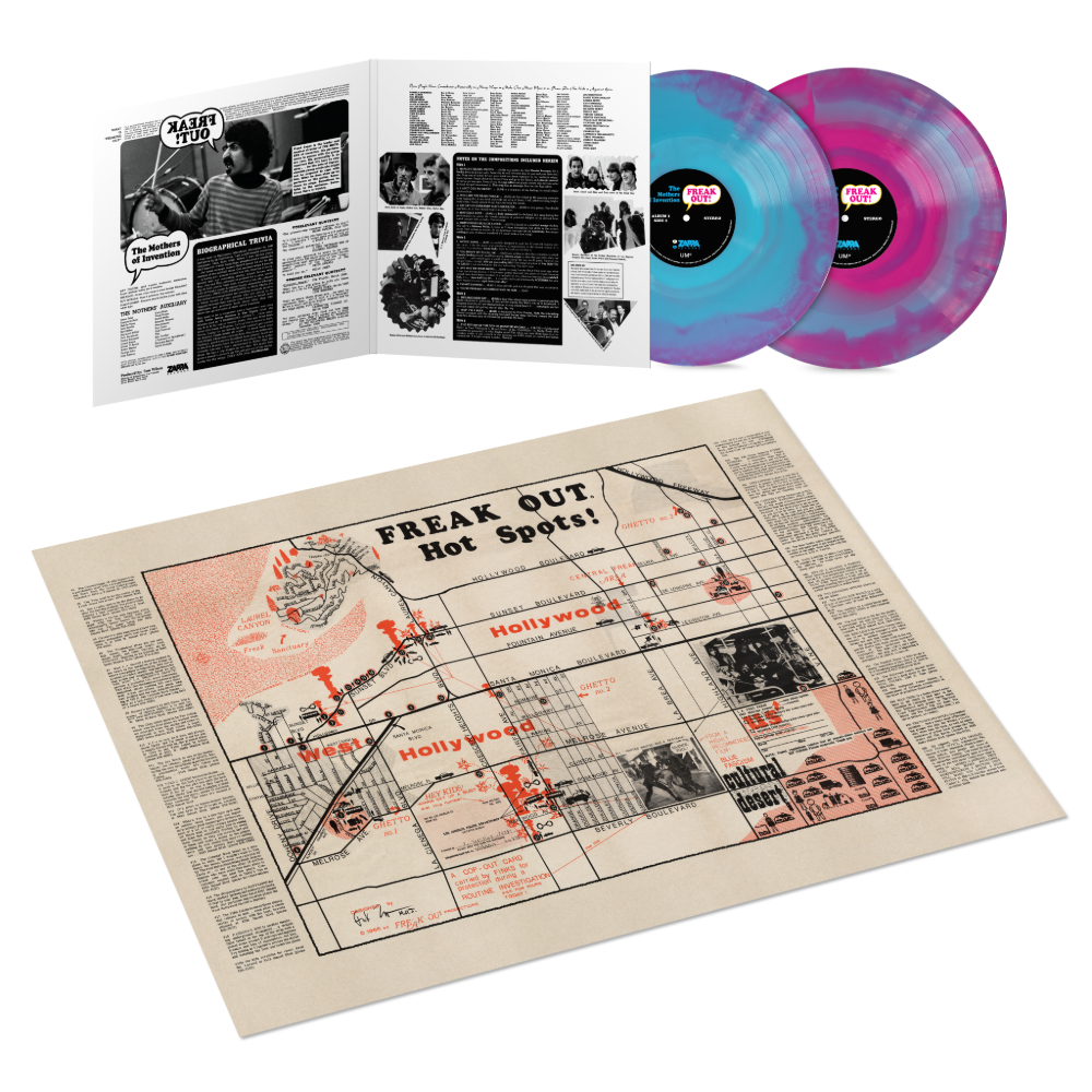 The Mothers of Invention - Freak Out! 60th Anniversary 2LP Multi-Colored