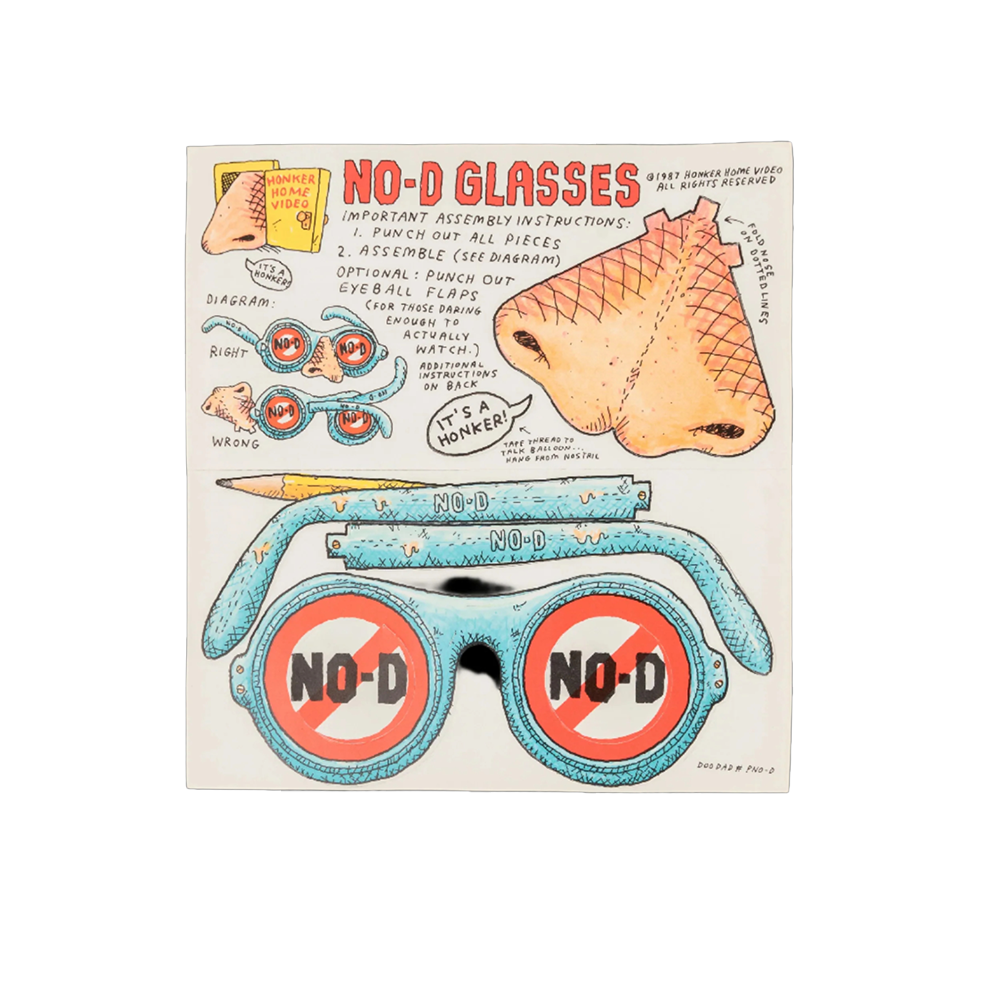 Honker Home Video No-D Glasses - No-D Instructions