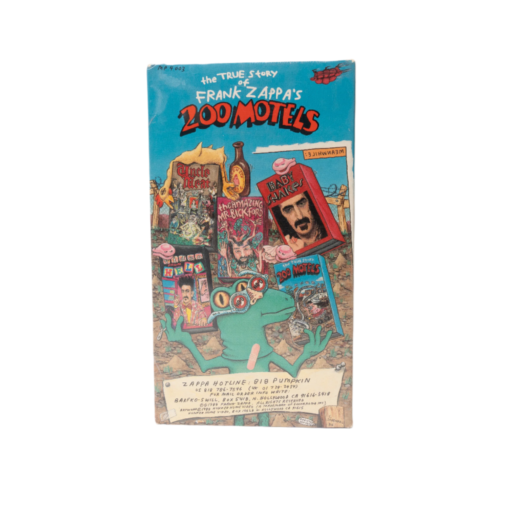 The True Story of Frank Zappa's 200 Motels VHS Back