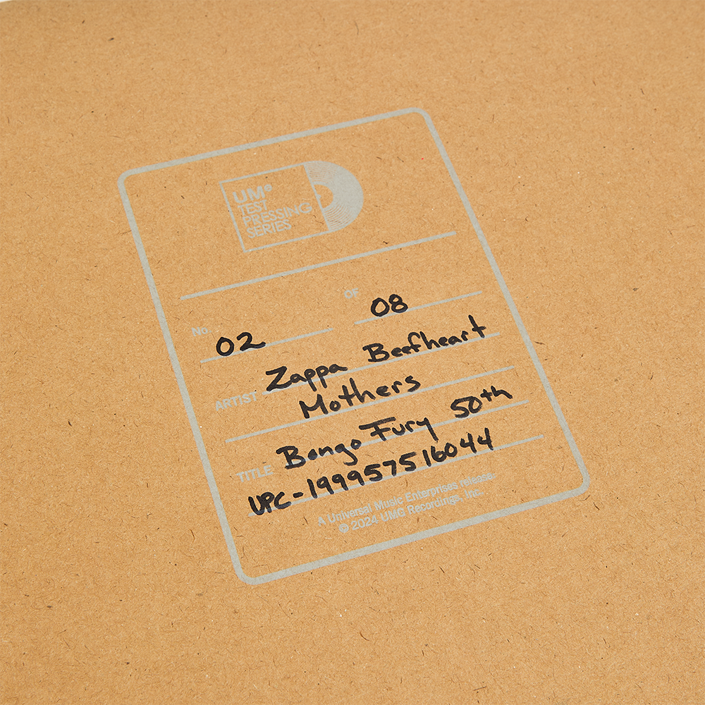 Bongo Fury Test Pressing [2LP] - Frank Zappa Official Store