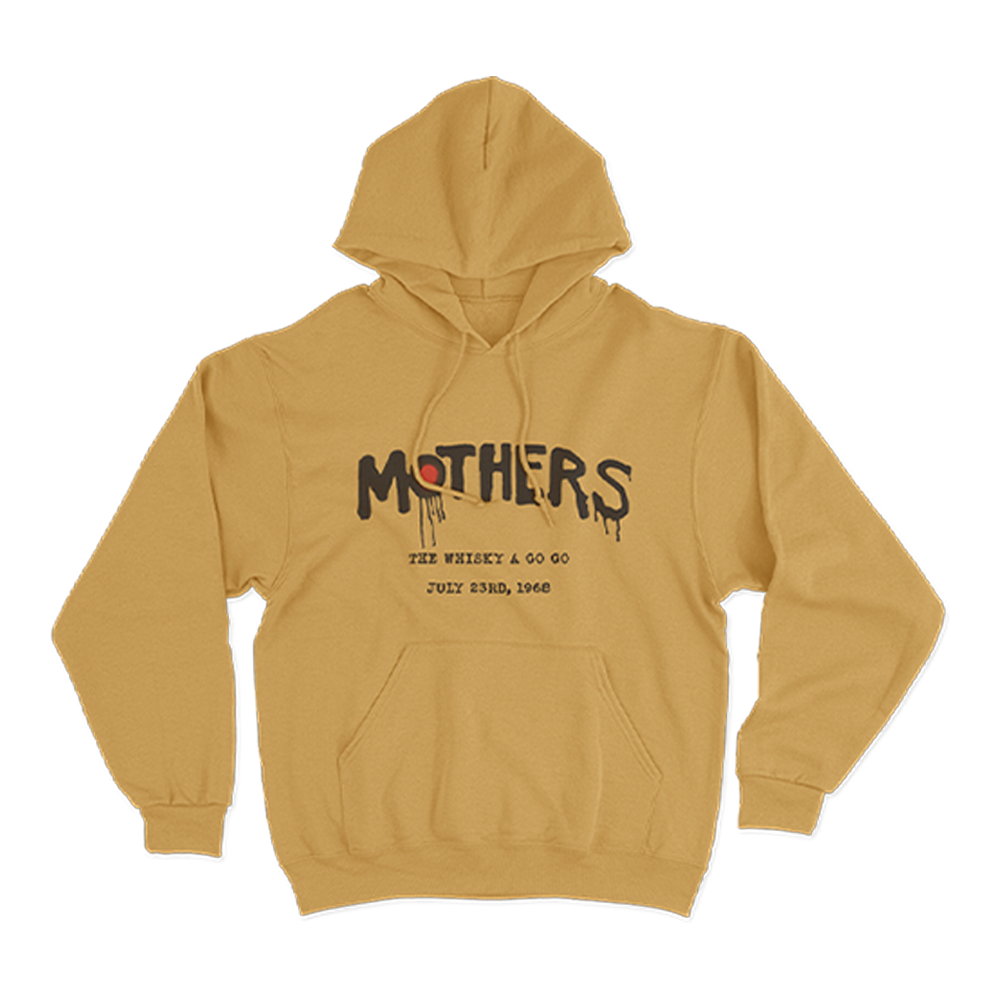 Frank Zappa and The Mothers of Invention Gold Hoodie Front