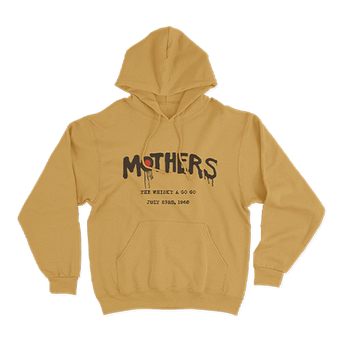 Frank Zappa and The Mothers of Invention Gold Hoodie Front
