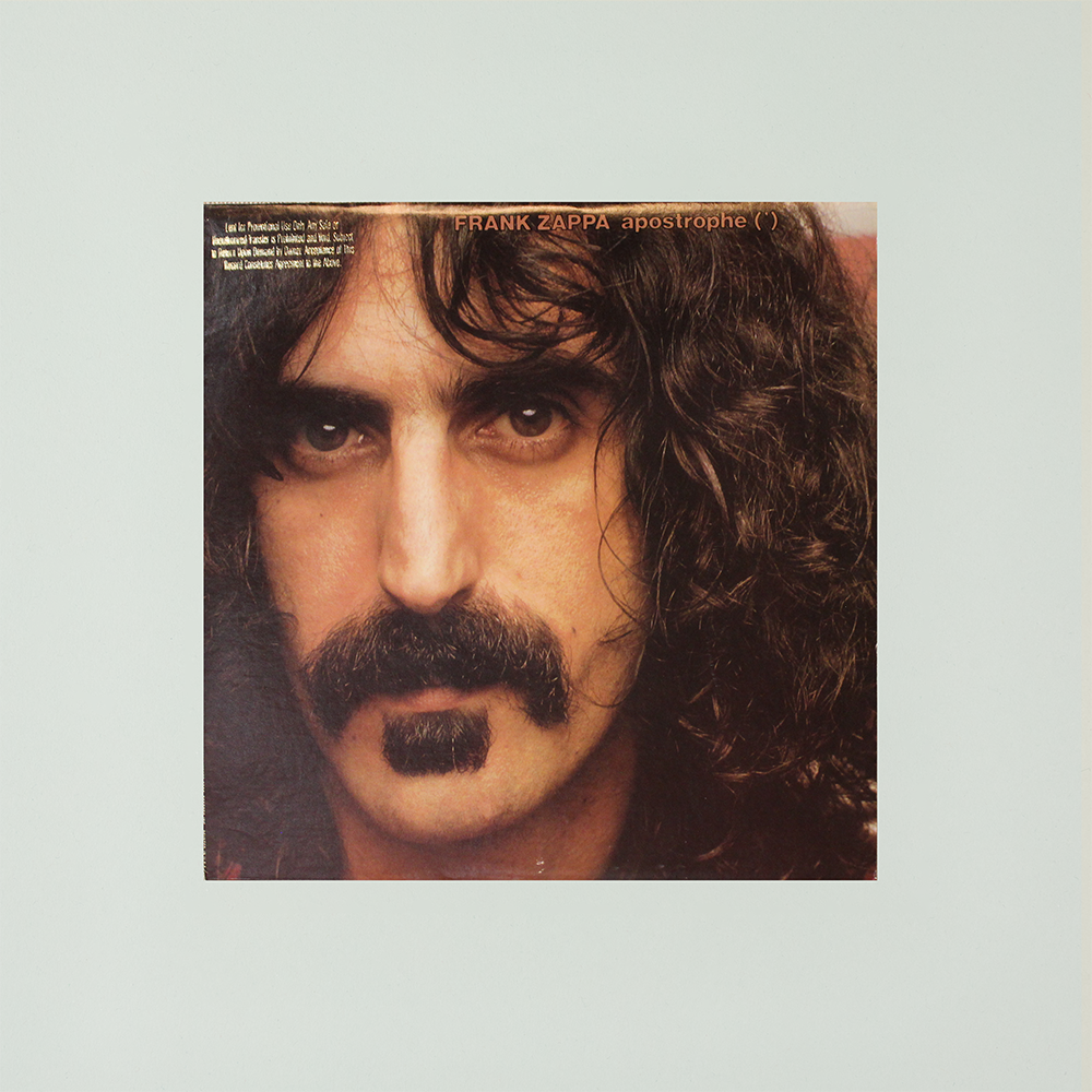 Frank Zappa Apostrophe 1974 Promo LP Front 