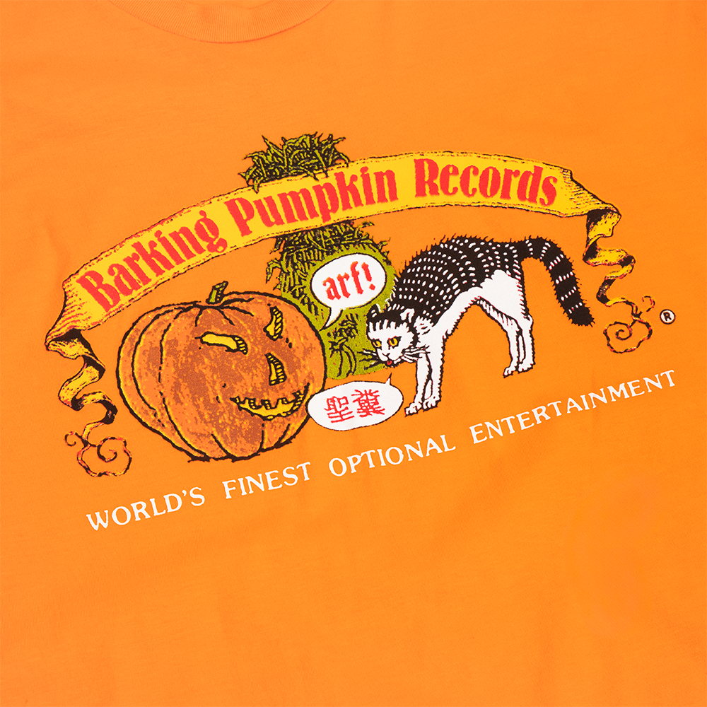 Barking Pumpkin Torture Never Stops Orange T-Shirt Front Detail