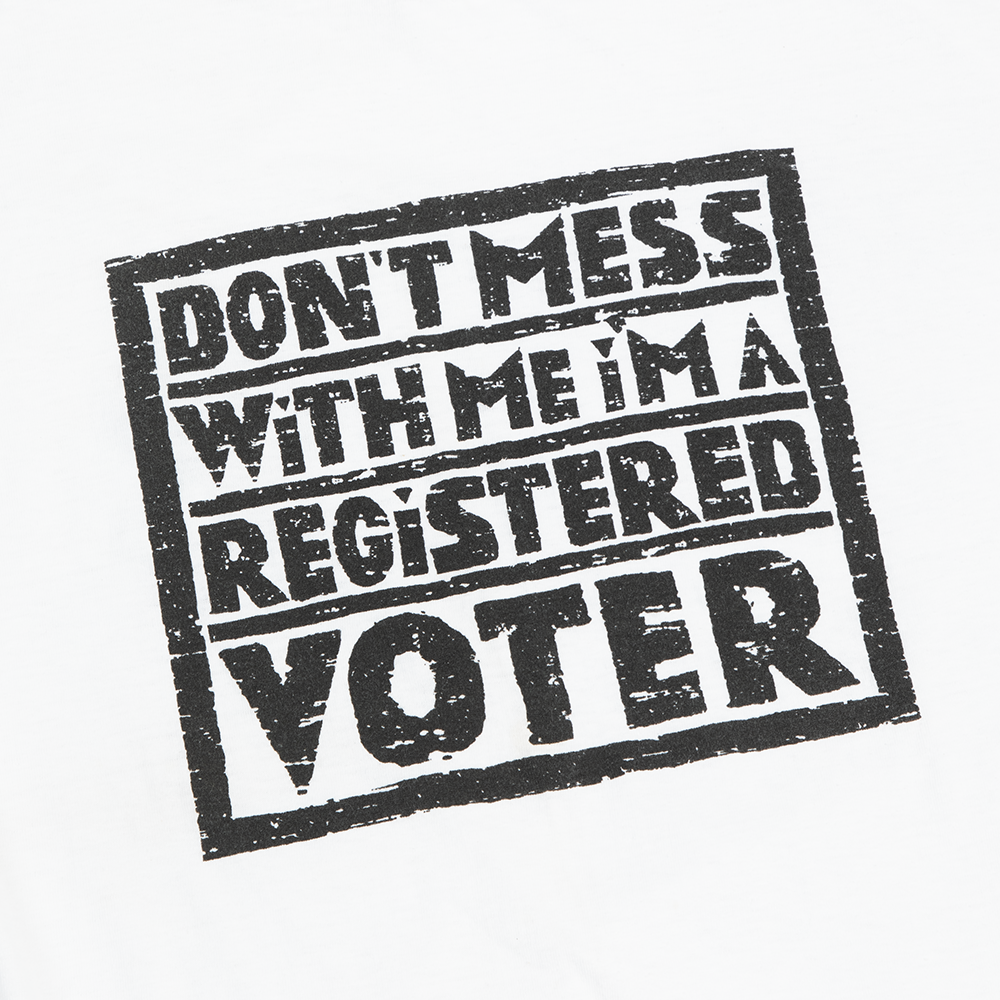 Registered Voter T-Shirt Front Detail