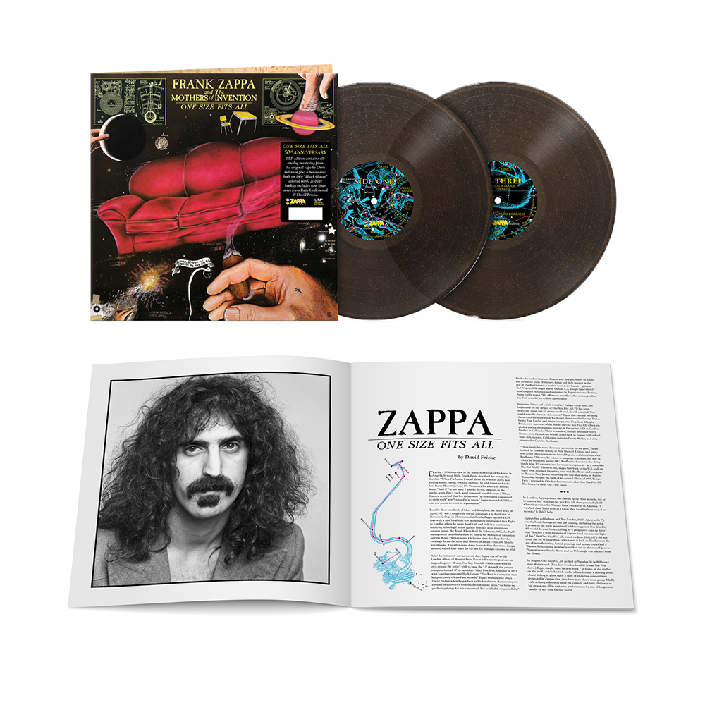 One Size Fits All Limited Edition "Black Glitter" (2LP)