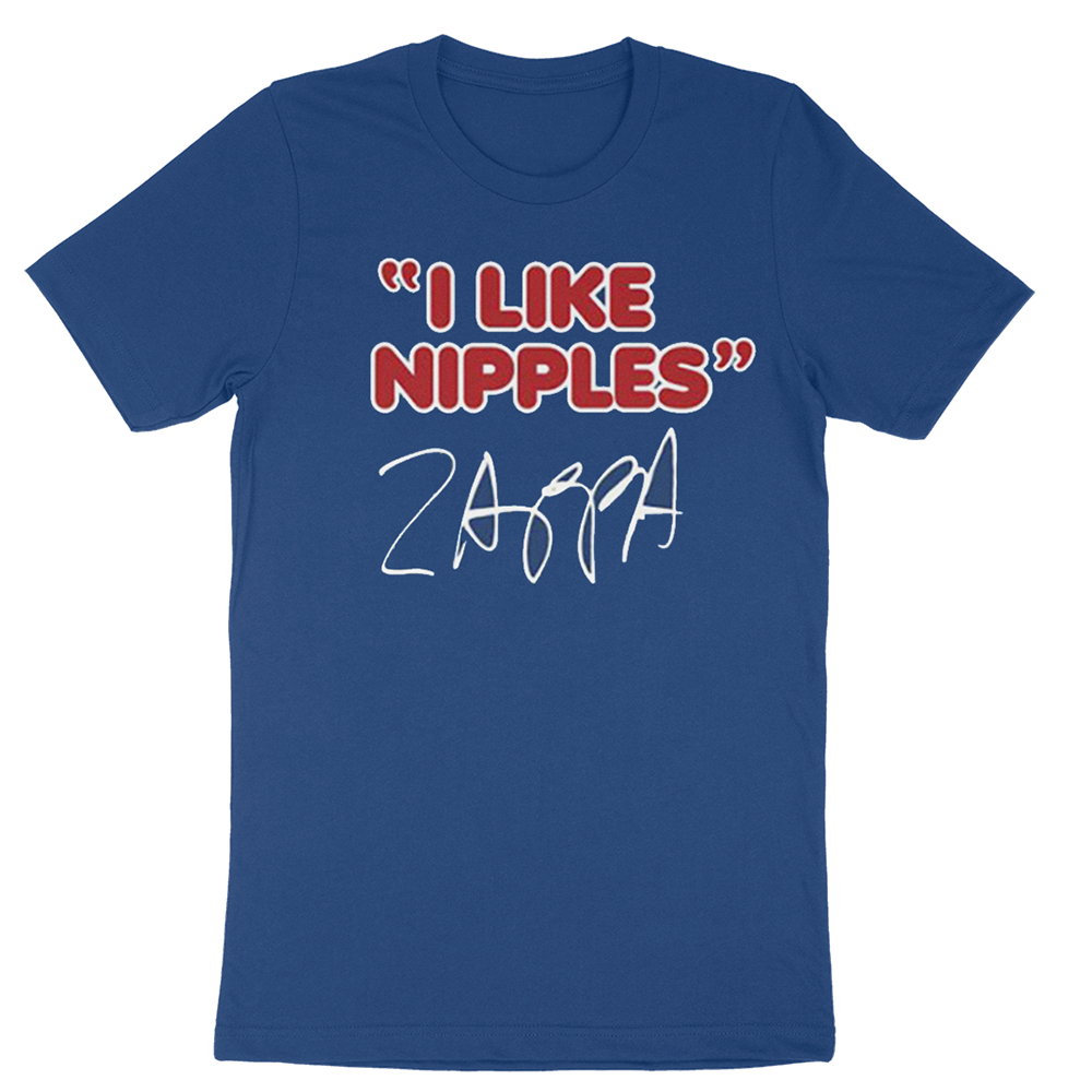 I Like Nipples T-Shirt (Blue)