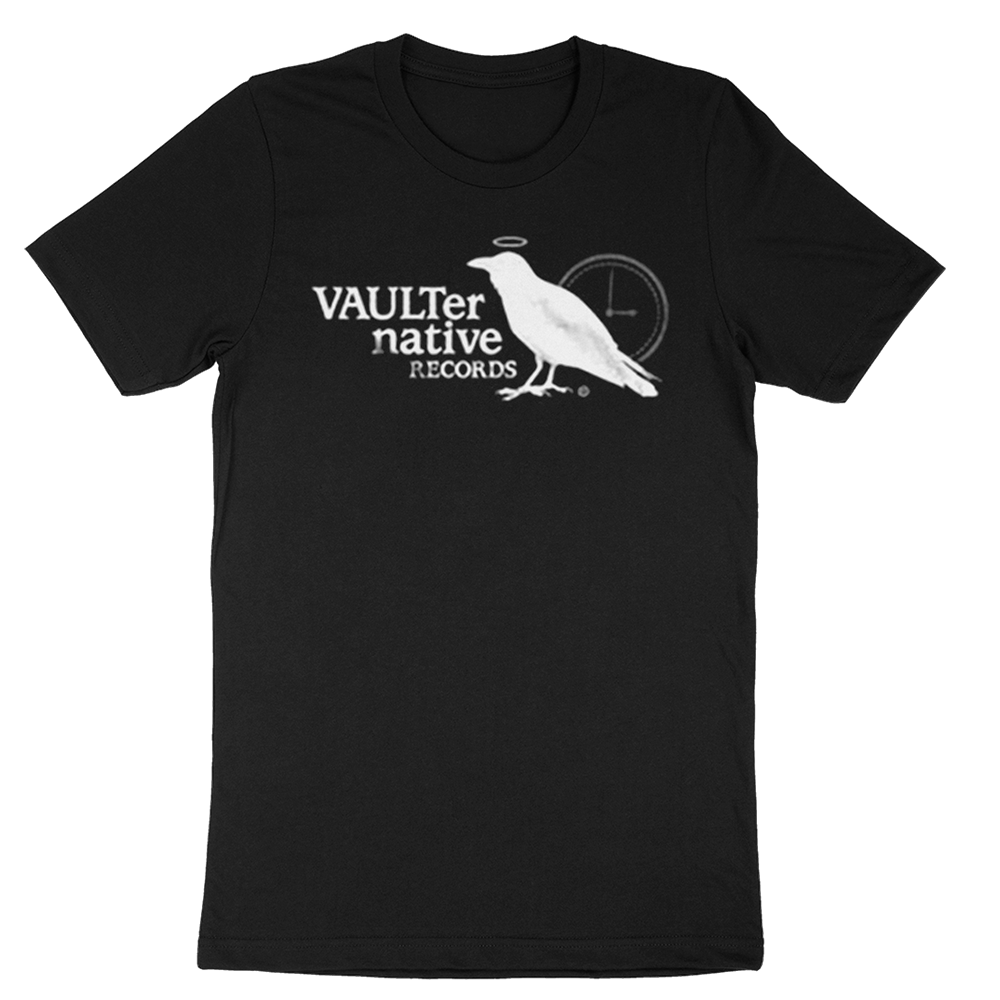 Vaulternative Records T-Shirt (Black) Front