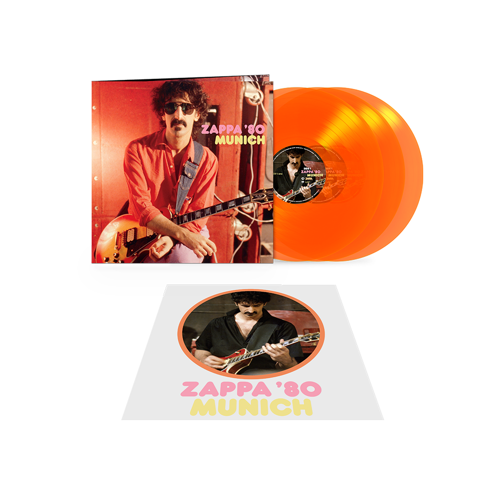 Zappa ’80: Munich - 3LP Transparent Orange Vinyl (Limited Edition)