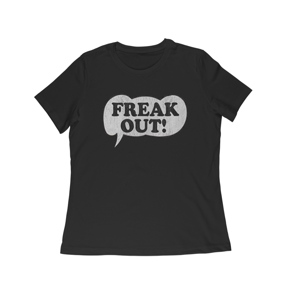 Freak Out Ladies T-Shirt (Charcoal)